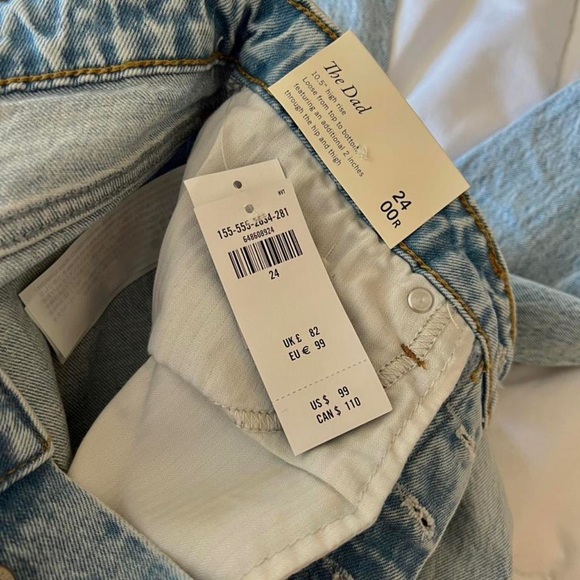 Abercrombie & Fitch Curve Love High Rise Dad Jean - Picture 4 of 4